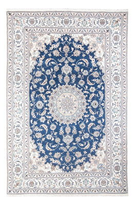 Tapis persan - Nain - 302 x 195 cm - bleu