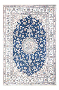 Tapis persan - Nain - 302 x 195 cm - bleu