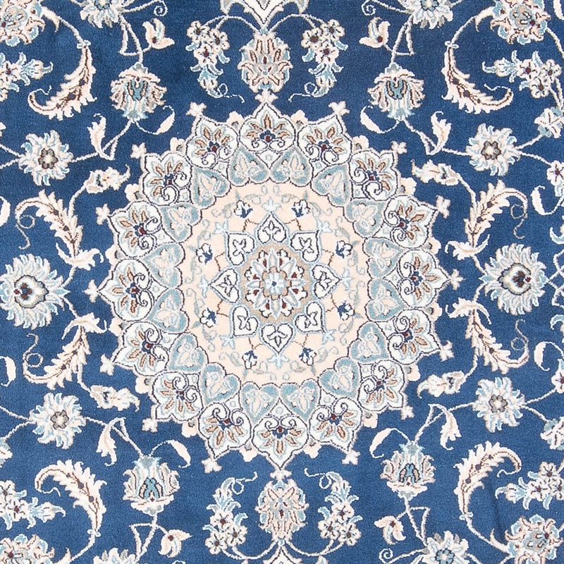 Tapis persan - Nain - 302 x 195 cm - bleu