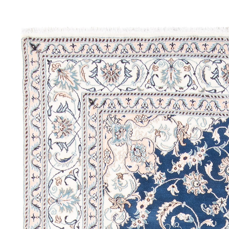 Tapis persan - Nain - 302 x 195 cm - bleu