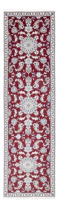 Tapis de couloir Tapis persan - Nain - 293 x 81 cm - rouge