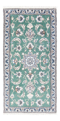 Tapis persan - Nain - 138 x 66 cm - vert