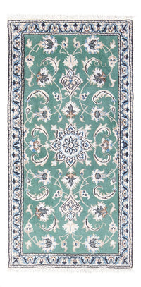 Tapis persan - Nain - 138 x 66 cm - vert