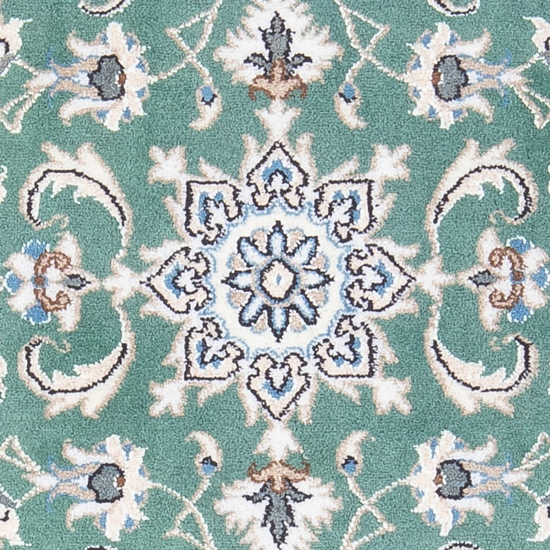 Tapis persan - Nain - 138 x 66 cm - vert