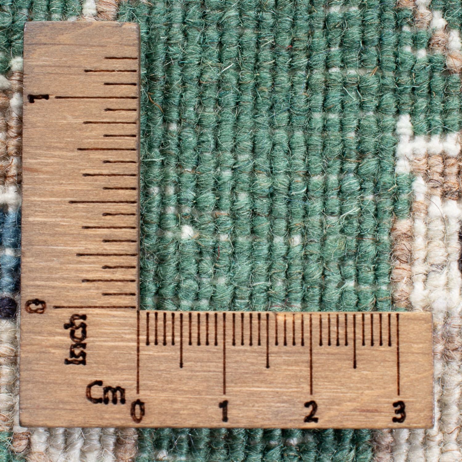 Tapis persan - Nain - 138 x 66 cm - vert
