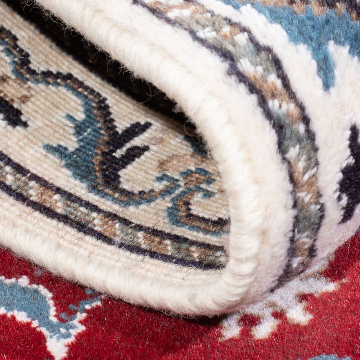 Tapis persan - Nain - 137 x 67 cm - rouge