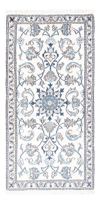 Tapis persan - Nain - 138 x 68 cm - crème