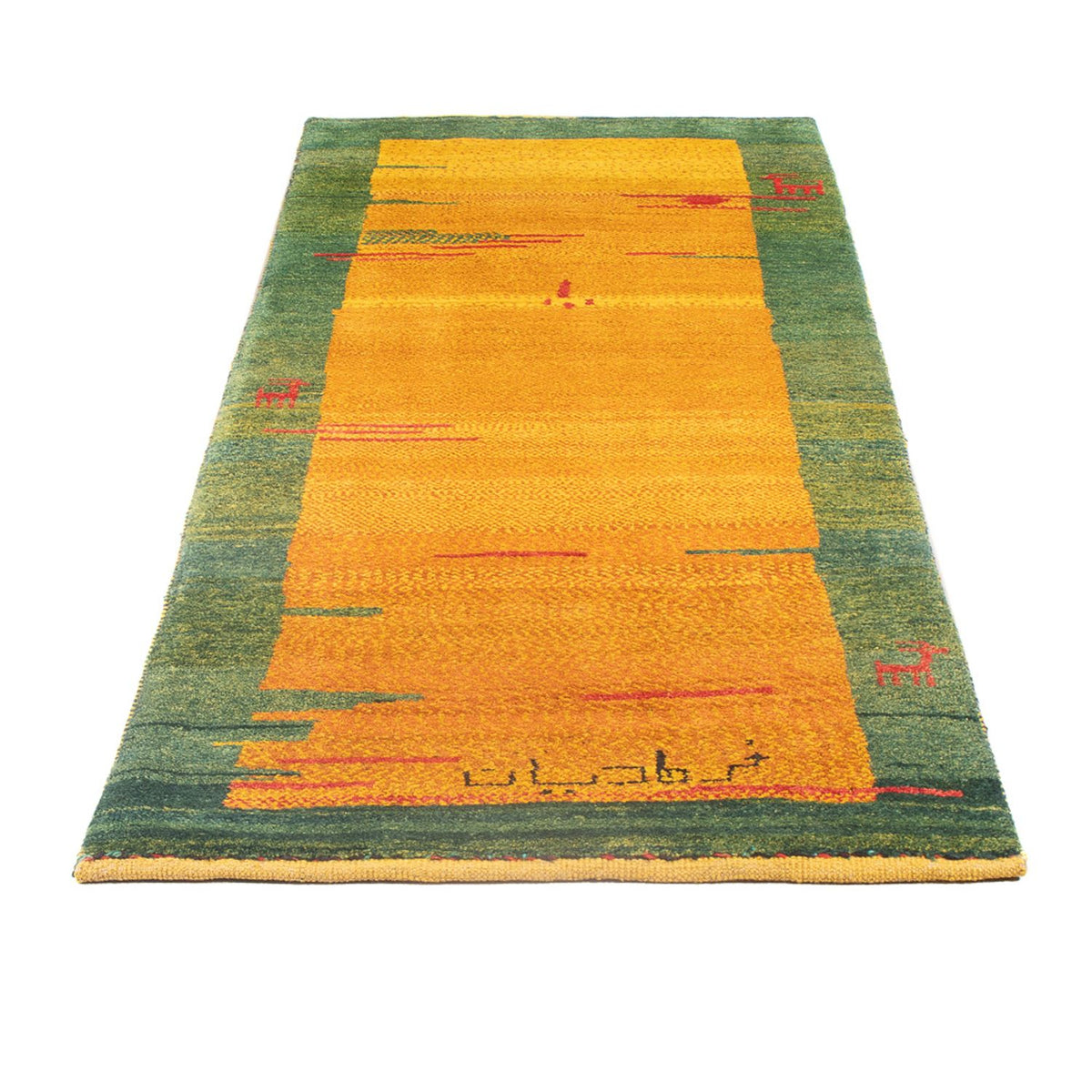 Tapis de couloir Tapis Gabbeh - Persan - 198 x 75 cm - multicolore