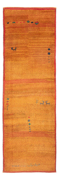 Tapis de couloir Tapis Gabbeh - Persan - 258 x 85 cm - orange