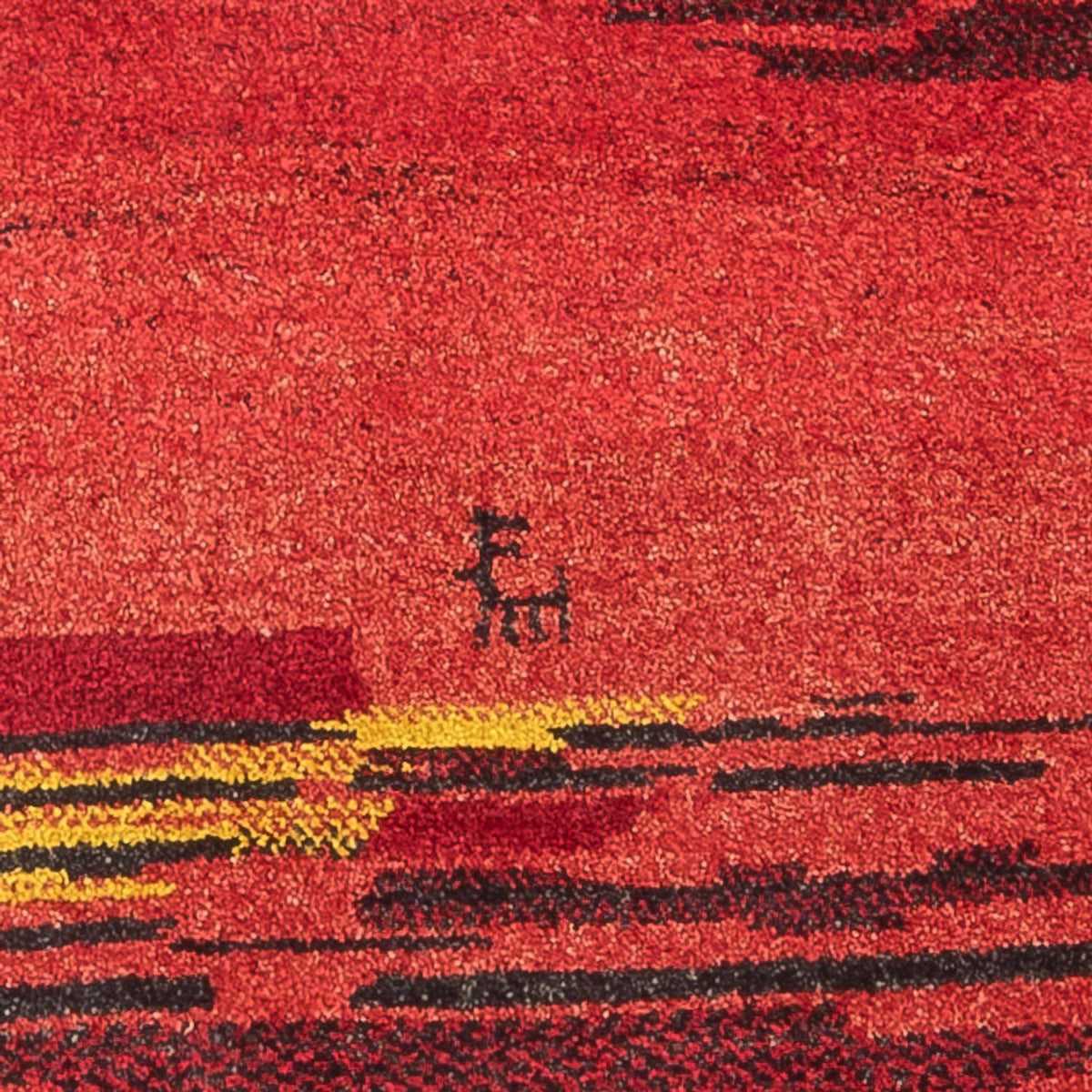 Tapis de couloir Tapis Gabbeh - Persan - 200 x 83 cm - multicolore