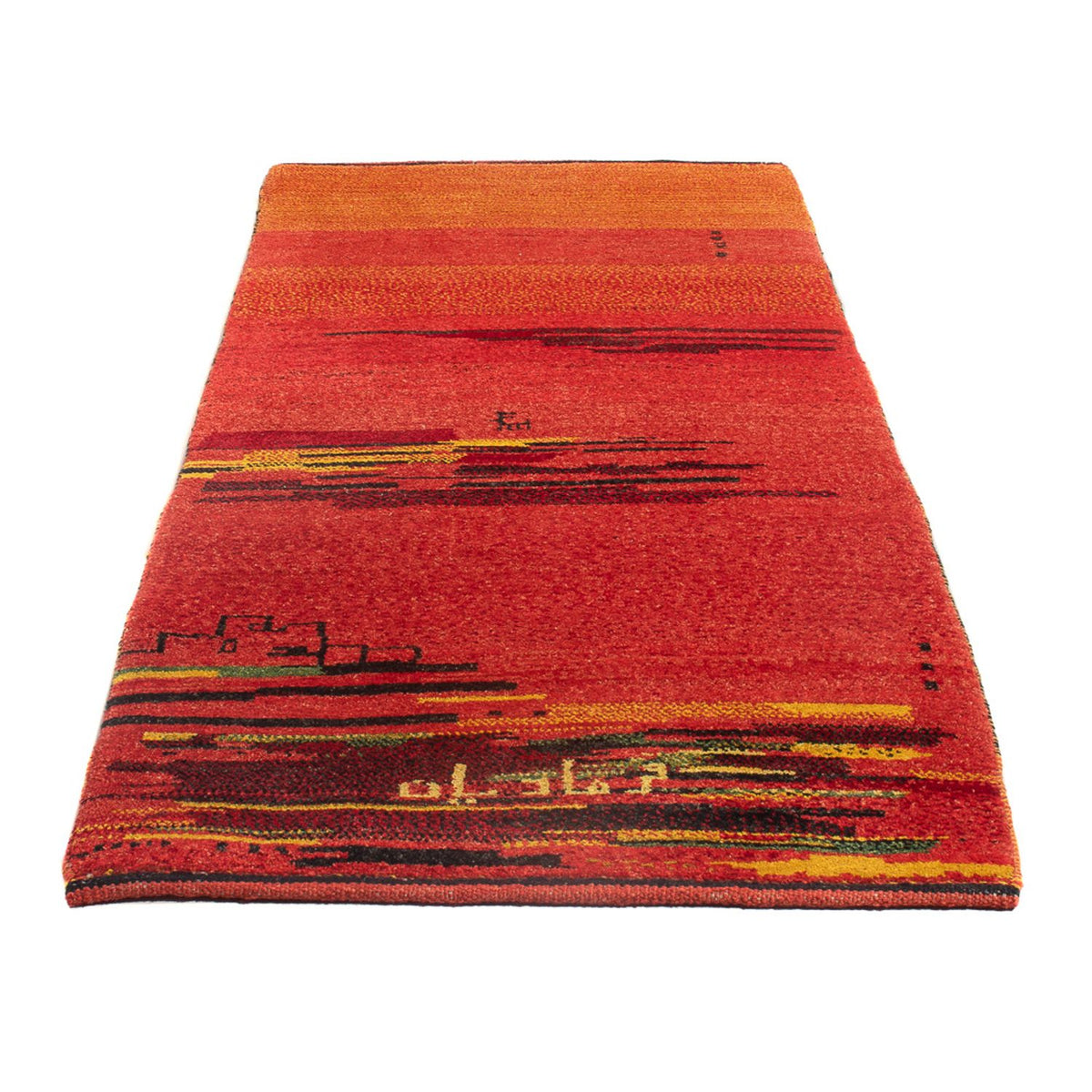 Tapis de couloir Tapis Gabbeh - Persan - 200 x 83 cm - multicolore