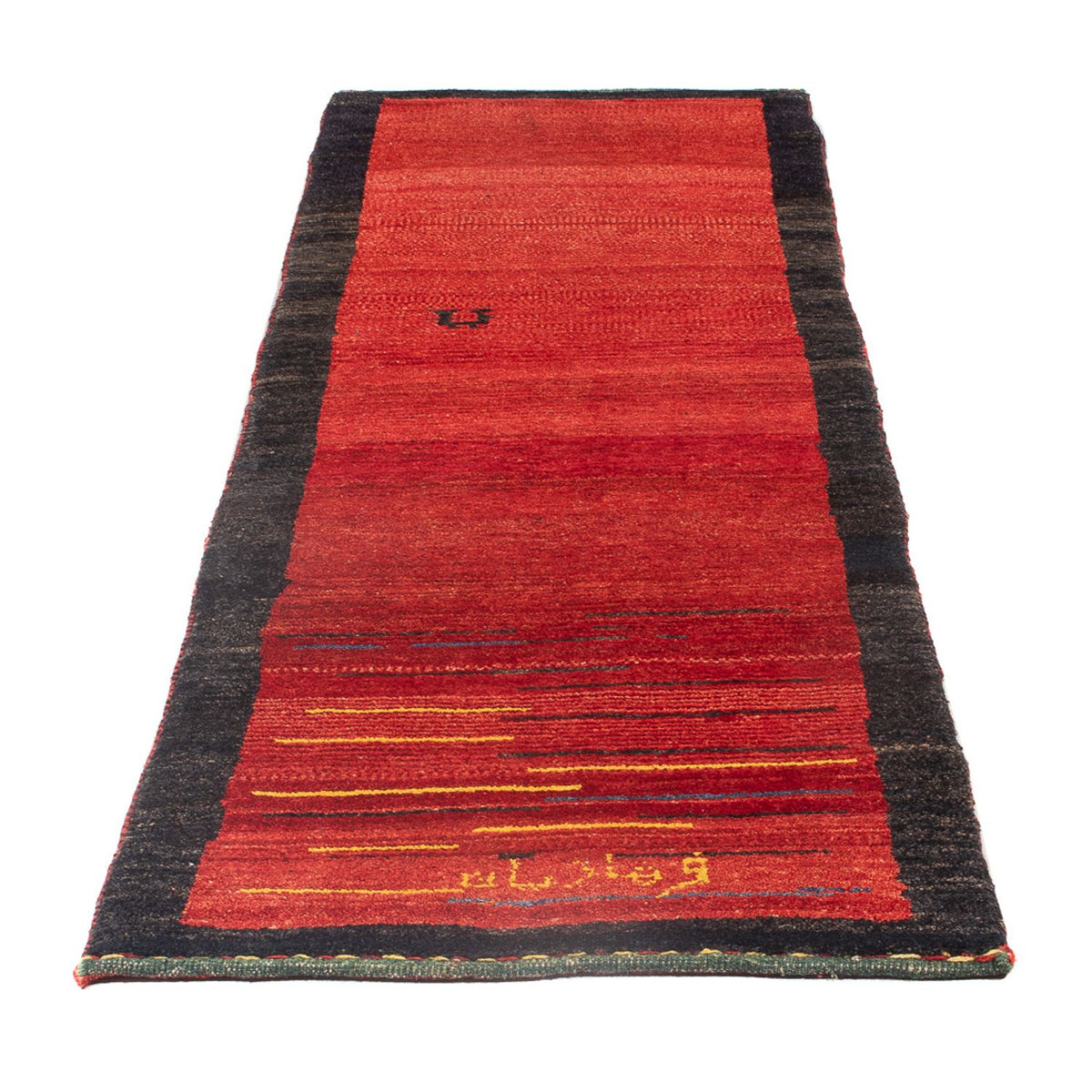 Tapis de couloir Tapis Gabbeh - Persan - 228 x 70 cm - multicolore