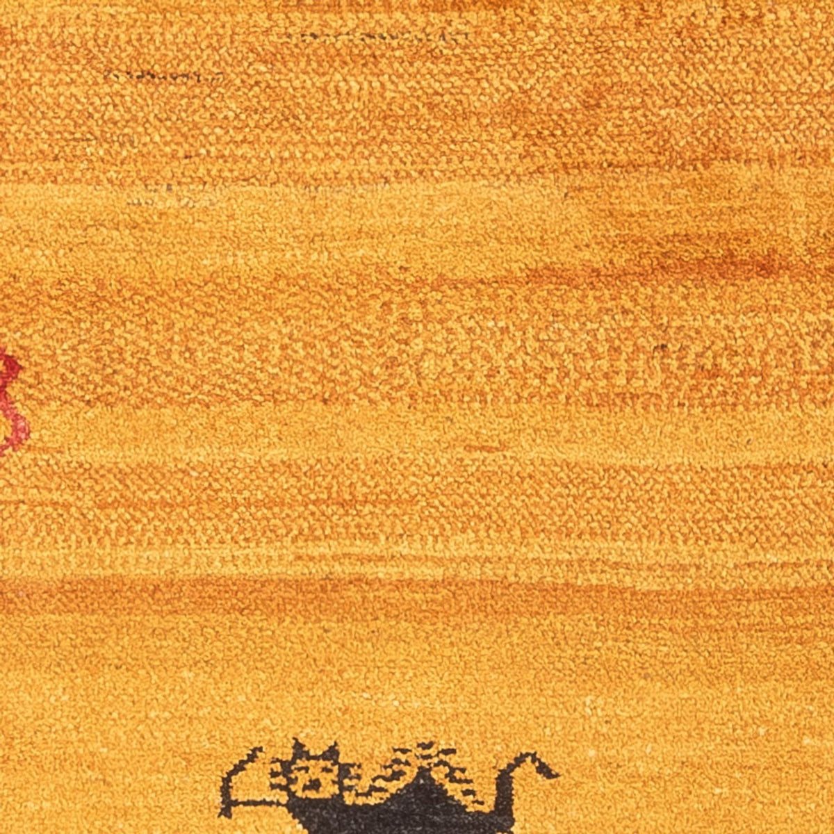 Tapis de couloir Tapis Gabbeh - Persan - 236 x 85 cm - orange