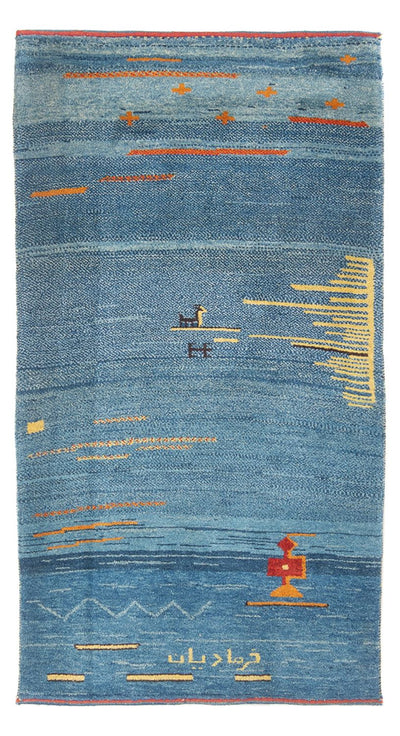 Tapis Gabbeh persan Tapis 90x193cm - Perserteppich Wollteppich