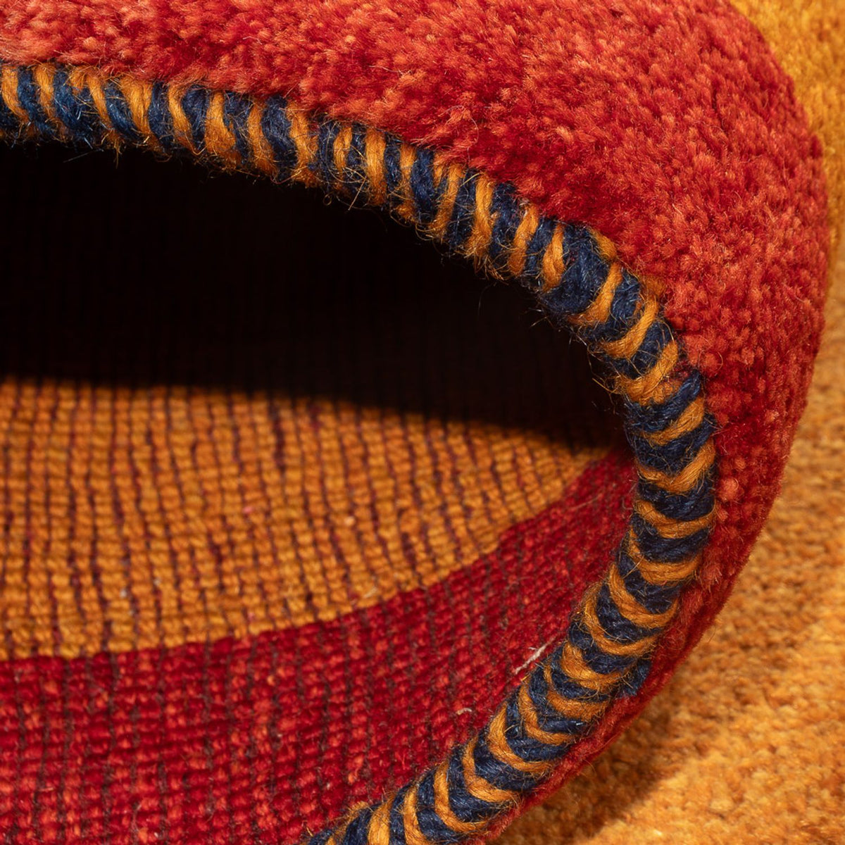 Tapis de couloir Tapis Gabbeh - Persan - 216 x 82 cm - multicolore