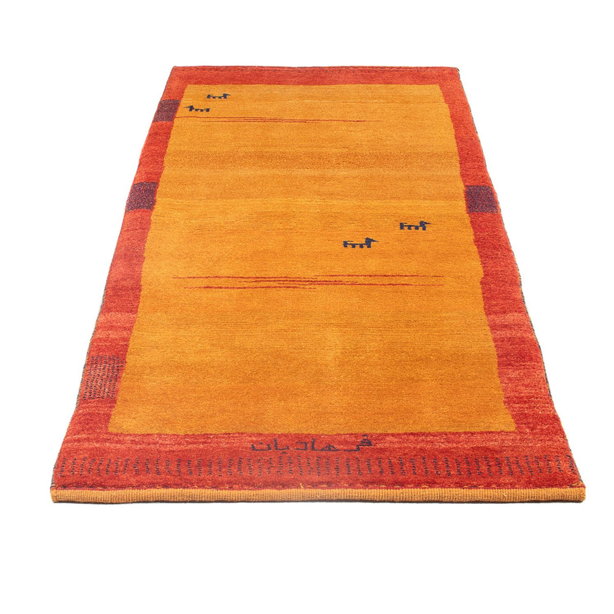 Tapis de couloir Tapis Gabbeh - Persan - 216 x 82 cm - multicolore