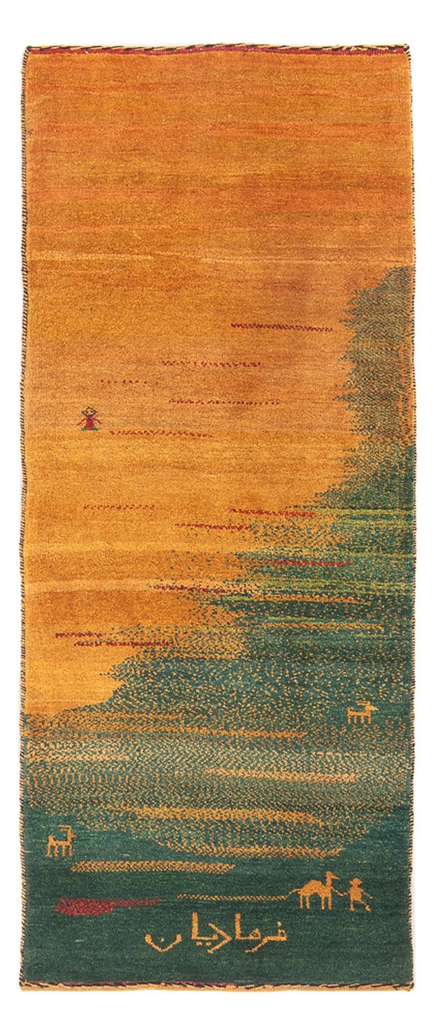 Tapis de couloir Tapis Gabbeh - Persan - 186 x 71 cm - multicolore