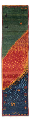 Tapis de couloir Tapis Gabbeh - Persan - 285 x 68 cm - multicolore