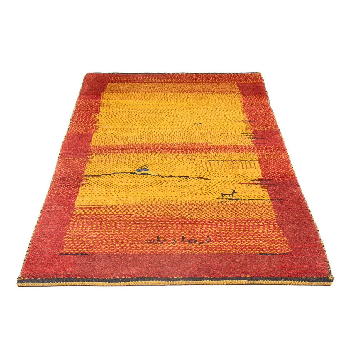 Tapis de couloir Tapis Gabbeh - Persan - 188 x 88 cm - multicolore