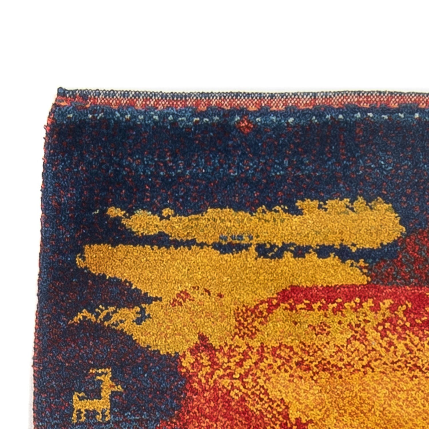 Tapis de couloir Tapis Gabbeh - Persan - 212 x 80 cm - multicolore