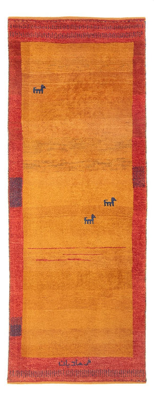 Tapis de couloir Tapis Gabbeh - Persan - 225 x 80 cm - multicolore