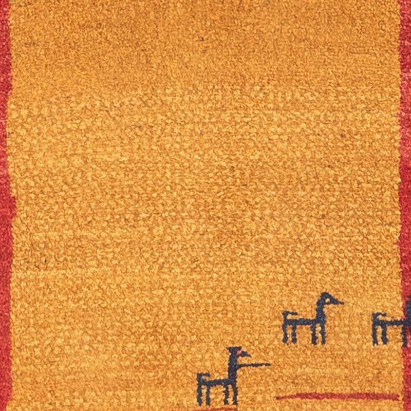 Tapis de couloir Tapis Gabbeh - Persan - 177 x 75 cm - multicolore