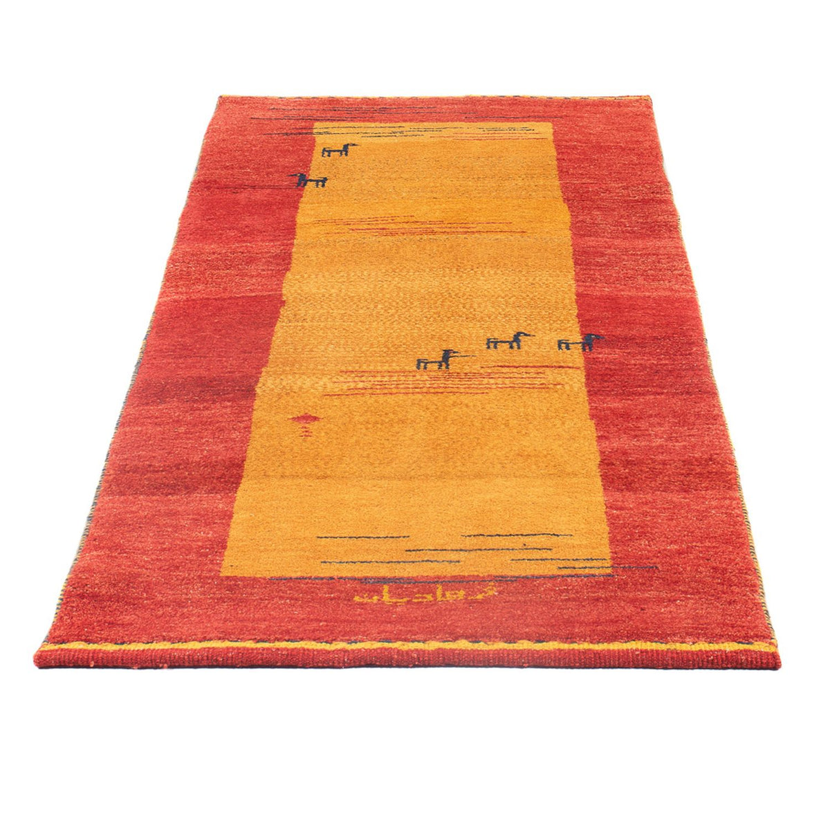 Tapis de couloir Tapis Gabbeh - Persan - 177 x 75 cm - multicolore
