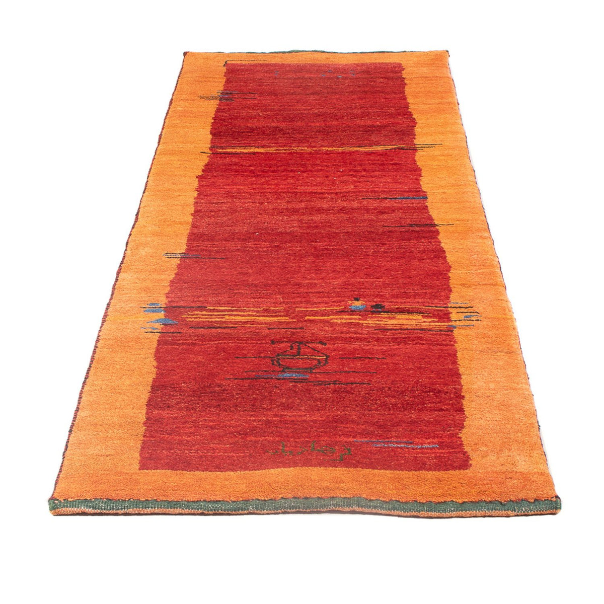 Tapis de couloir Tapis Gabbeh - Persan - 220 x 70 cm - multicolore