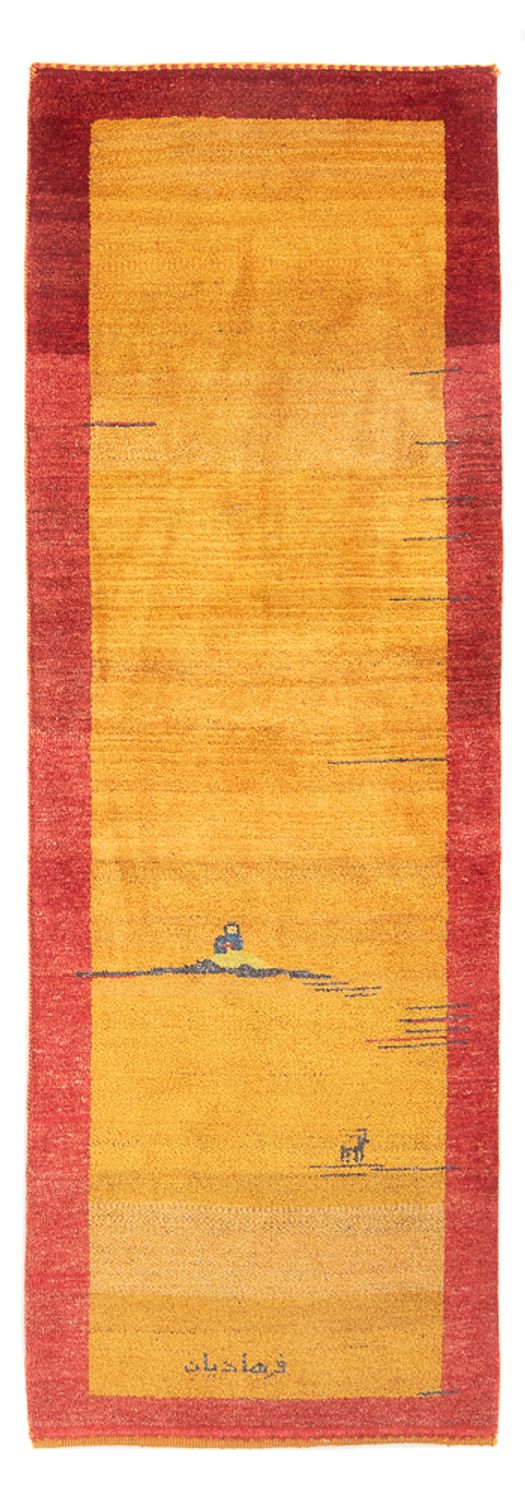 Tapis de couloir Tapis Gabbeh - Persan - 215 x 70 cm - multicolore