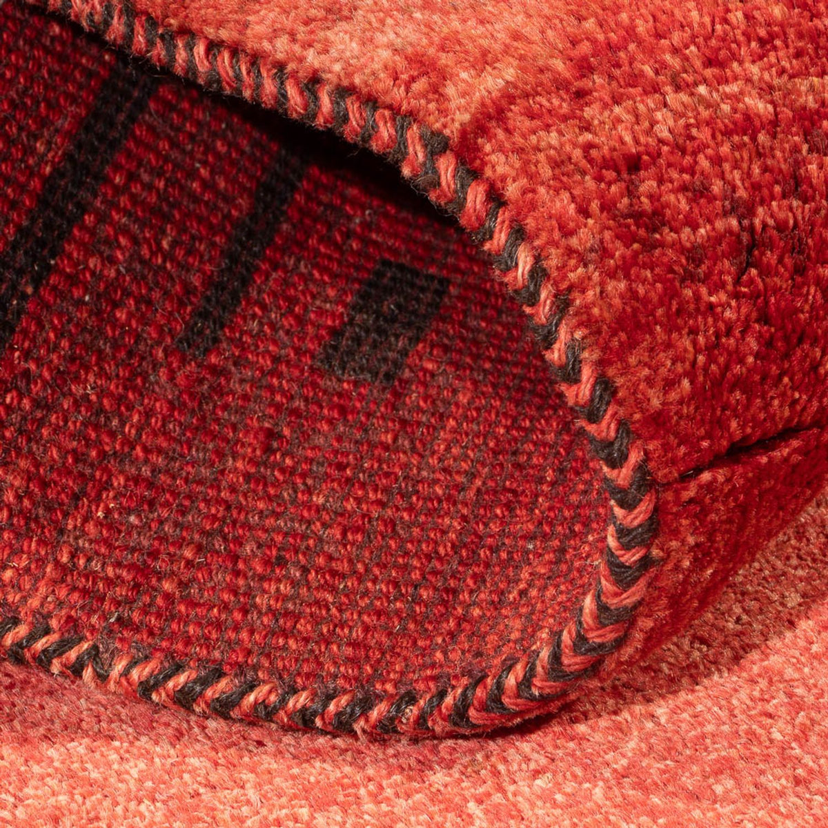 Tapis de couloir Tapis Gabbeh - Persan - 225 x 83 cm - rouge clair