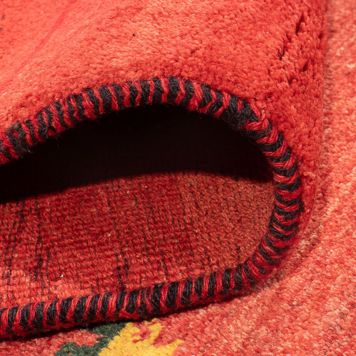 Tapis de couloir Tapis Gabbeh - Persan - 227 x 85 cm - rouge