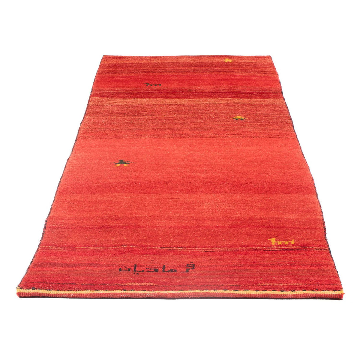 Tapis de couloir Tapis Gabbeh - Persan - 227 x 85 cm - rouge