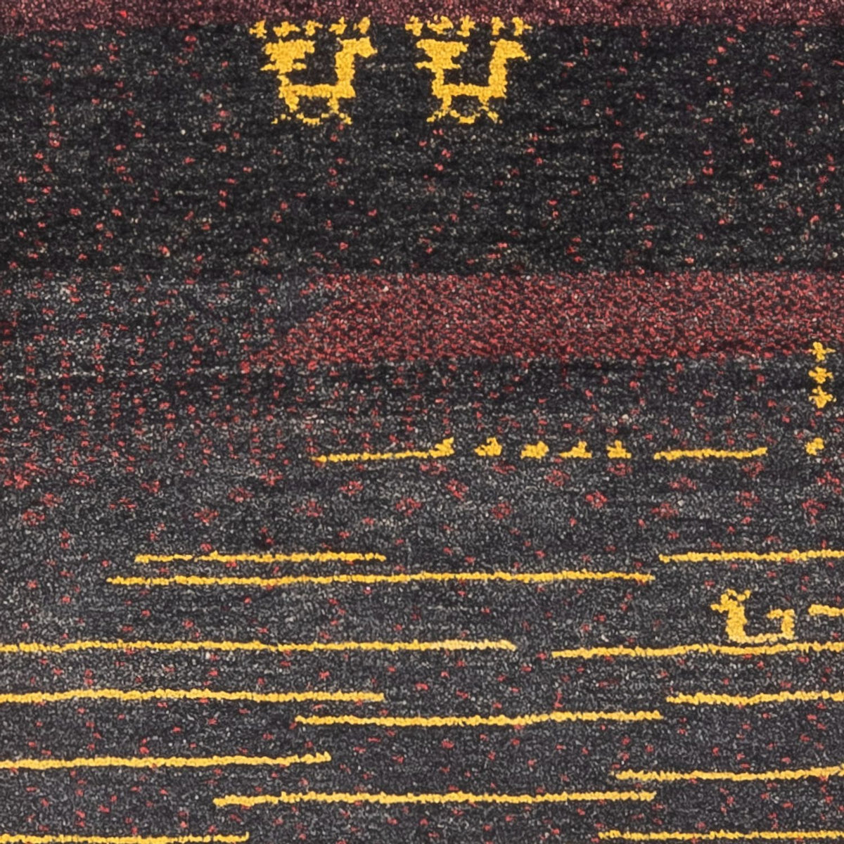 Tapis de couloir Tapis Gabbeh - Persan - 260 x 86 cm - multicolore