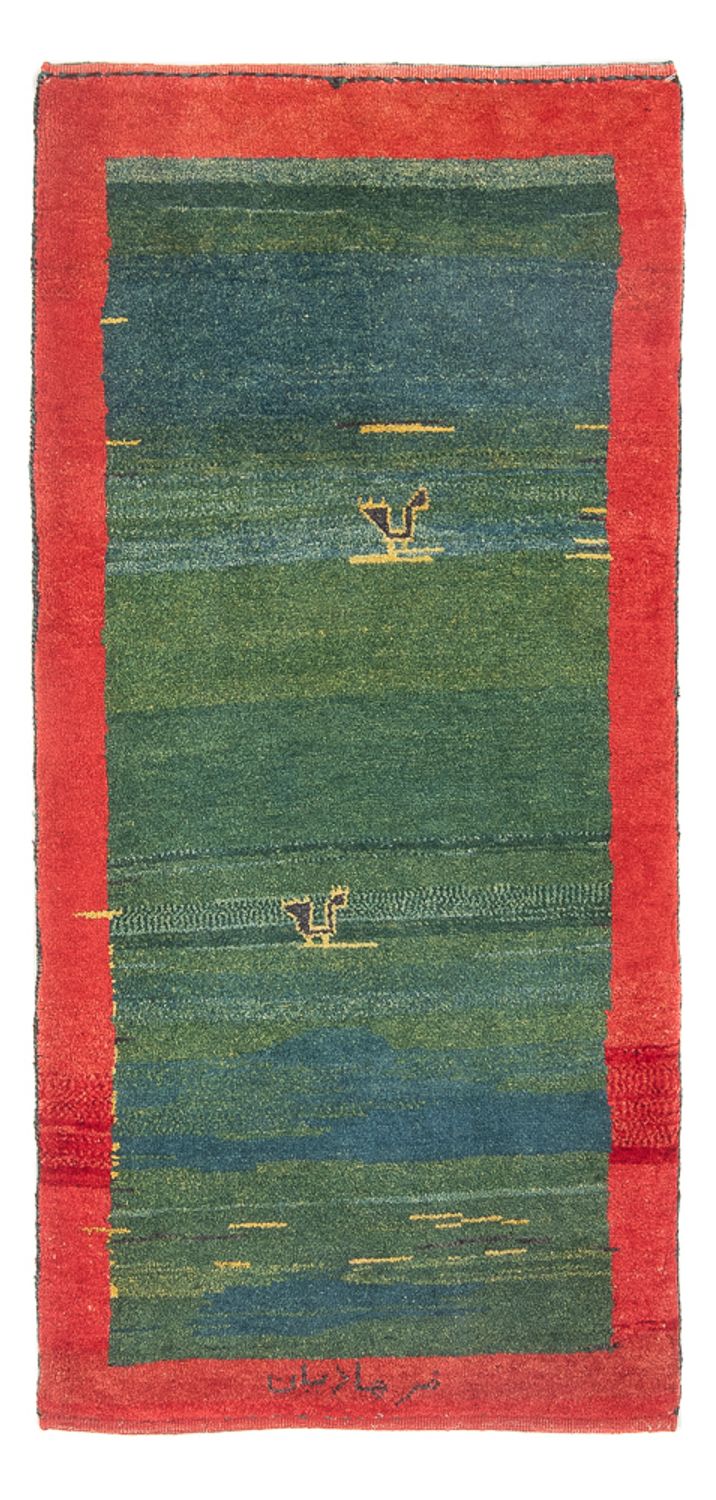 Tapis de couloir Tapis Gabbeh - Persan - 178 x 82 cm - multicolore