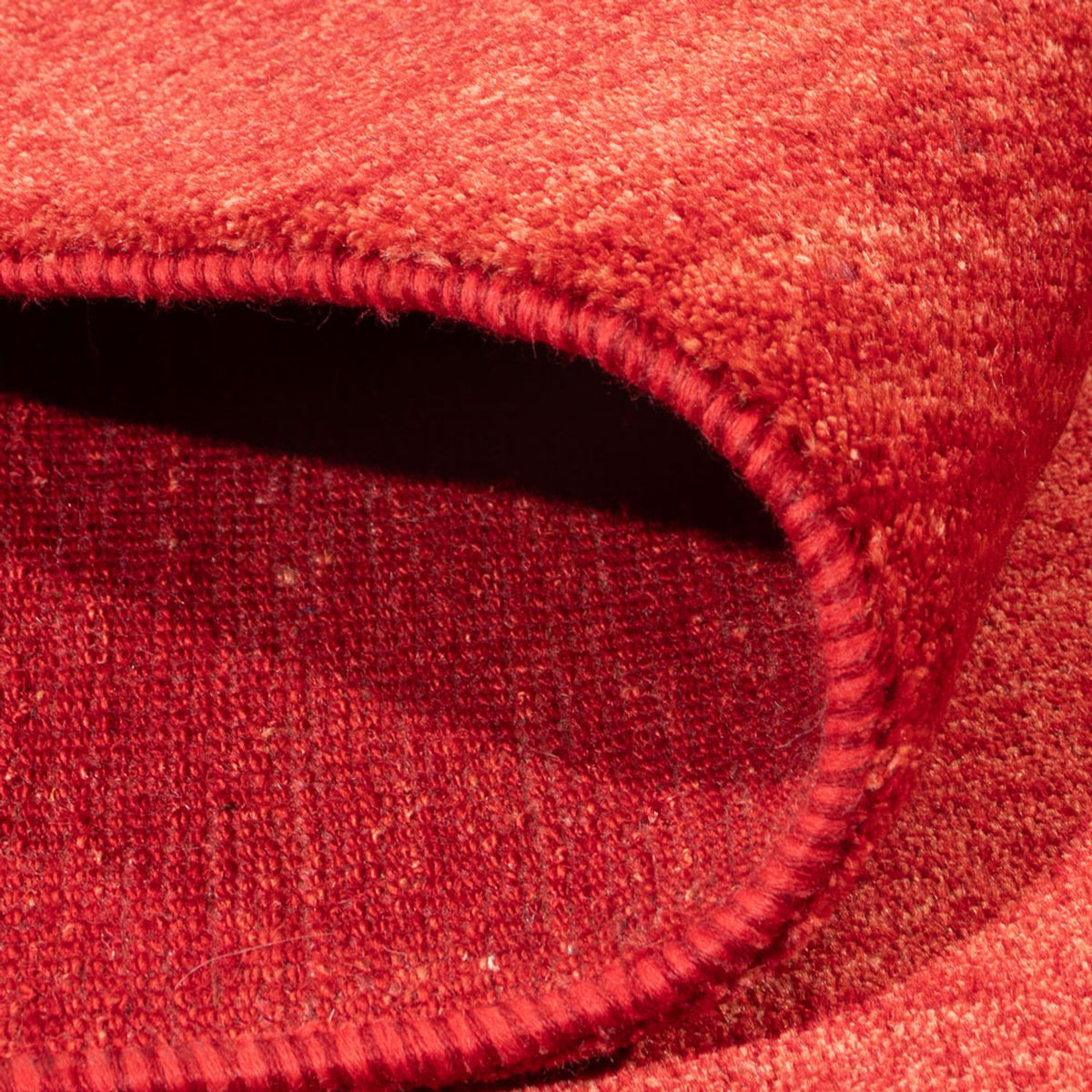 Tapis Gabbeh - Persan - 243 x 175 cm - rouge