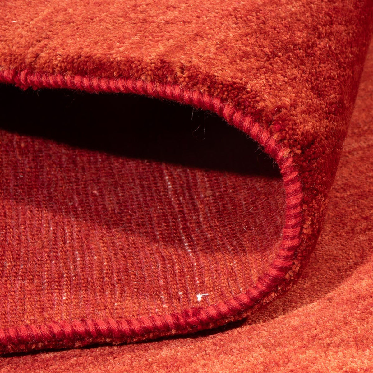 Tapis Gabbeh - Persan - 251 x 176 cm - rouge