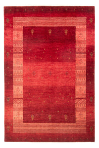 Tapis Gabbeh - Loribaft Persan - 257 x 173 cm - rouge