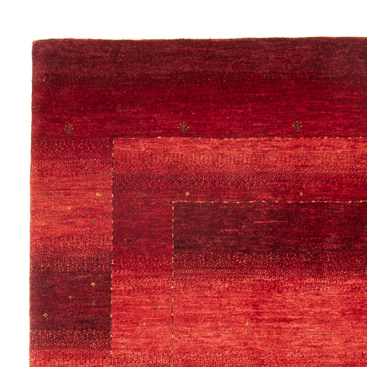 Tapis Gabbeh - Loribaft Persan - 222 x 150 cm - rouge