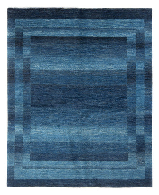 Tapis Gabbeh - Loribaft Persan - 225 x 186 cm - bleu de mer