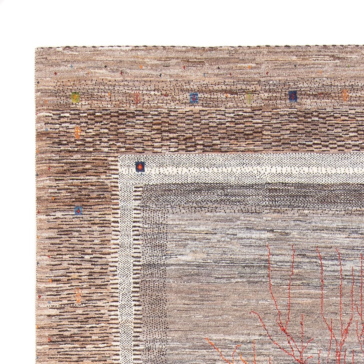 Tapis Gabbeh - Loribaft Persan - 306 x 212 cm - multicolore