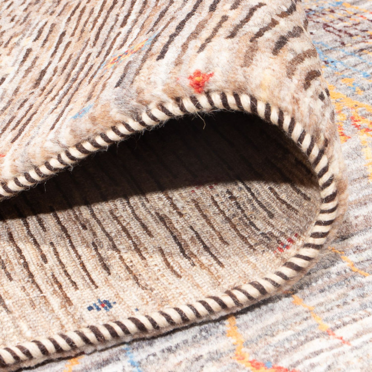 Tapis Gabbeh - Loribaft Persan - 306 x 212 cm - multicolore