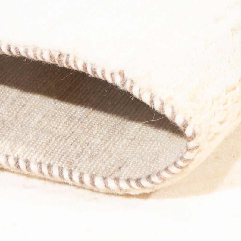 Tapis Gabbeh - Loribaft Persan - 198 x 147 cm - gris clair
