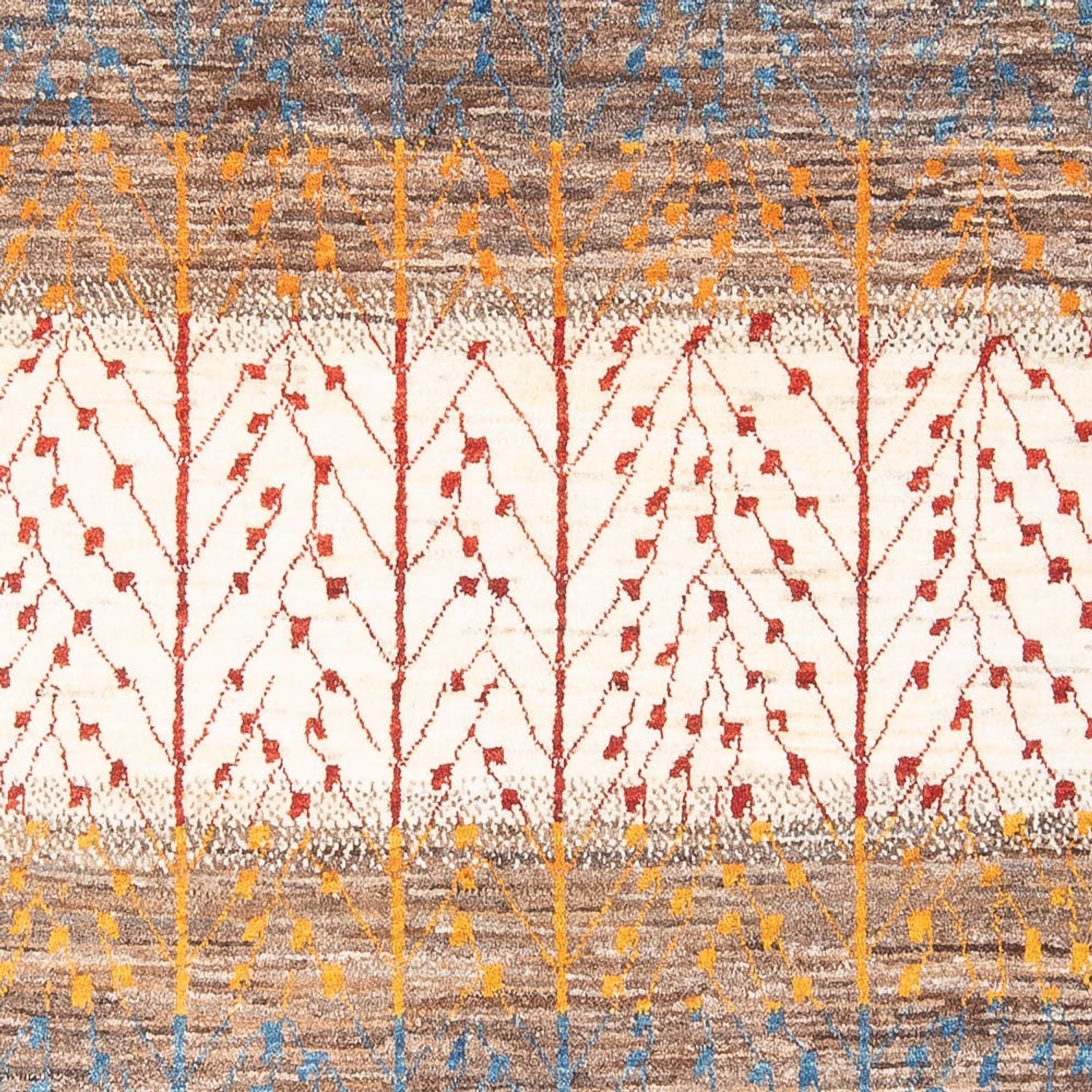 Tapis Gabbeh - Loribaft Persan - 218 x 154 cm - multicolore
