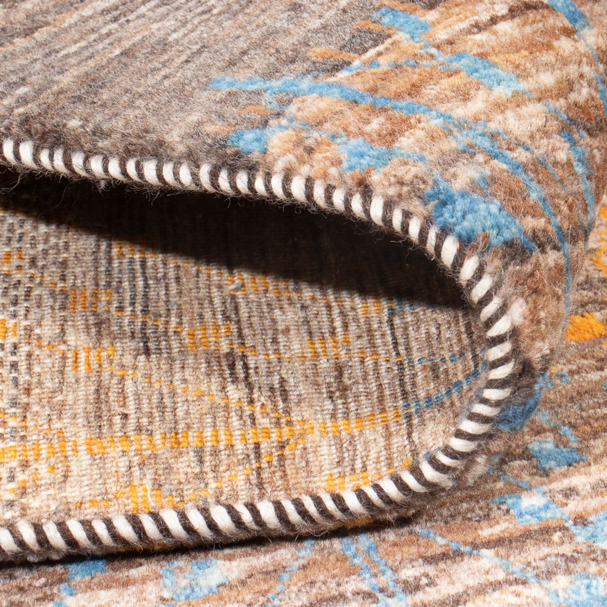 Tapis Gabbeh - Loribaft Persan - 218 x 154 cm - multicolore