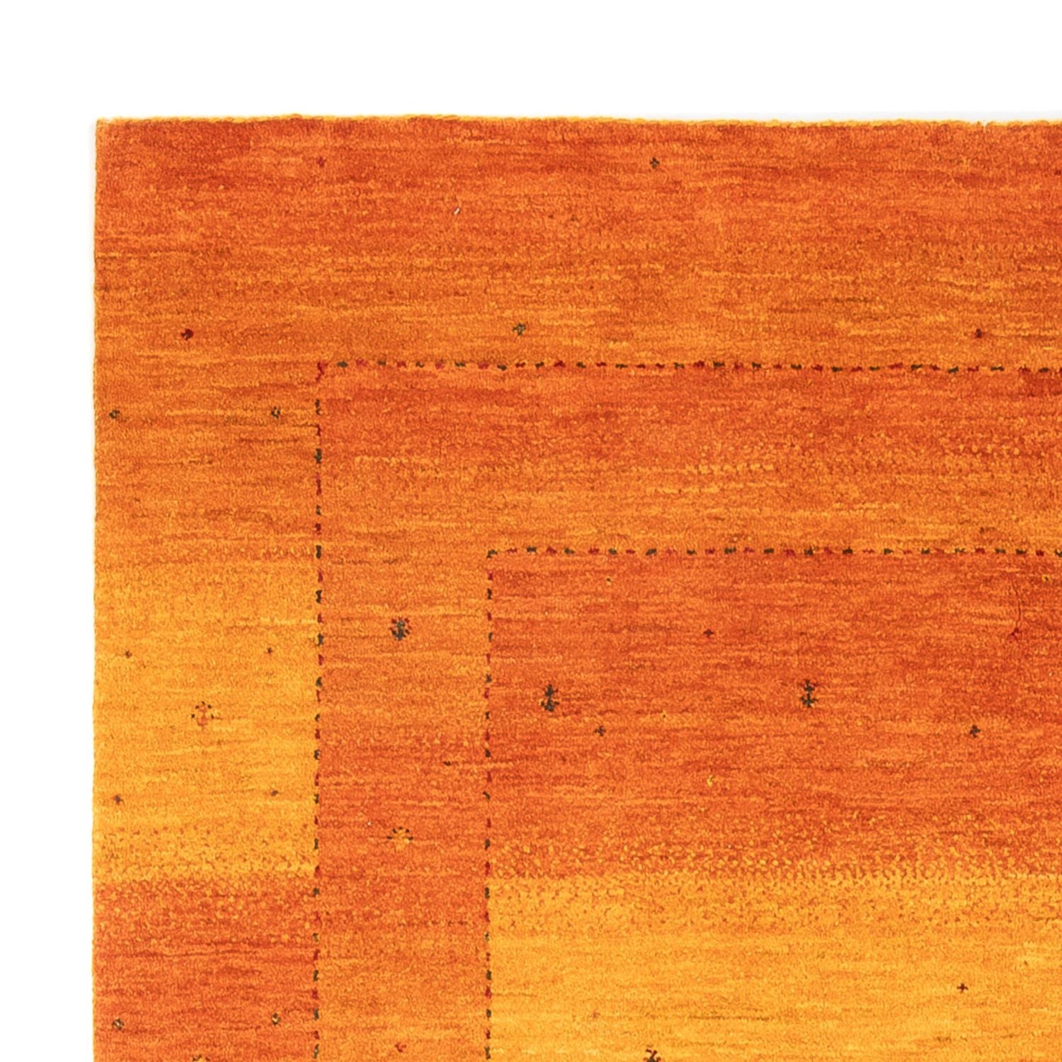 Tapis Gabbeh - Loribaft Persan - 209 x 155 cm - orange