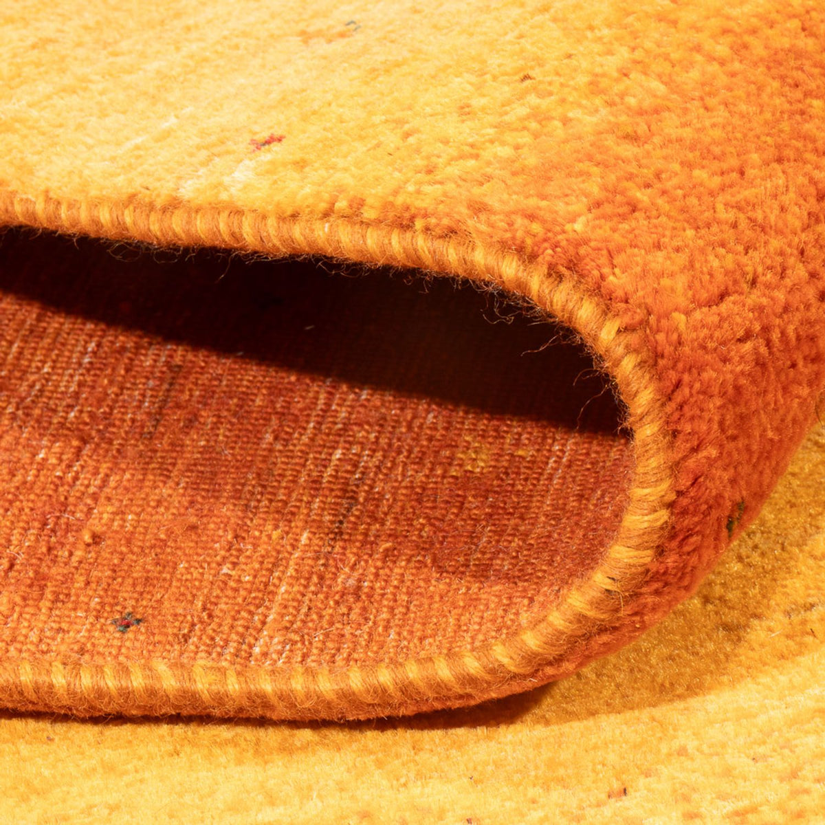 Tapis Gabbeh - Loribaft Persan - 209 x 155 cm - orange