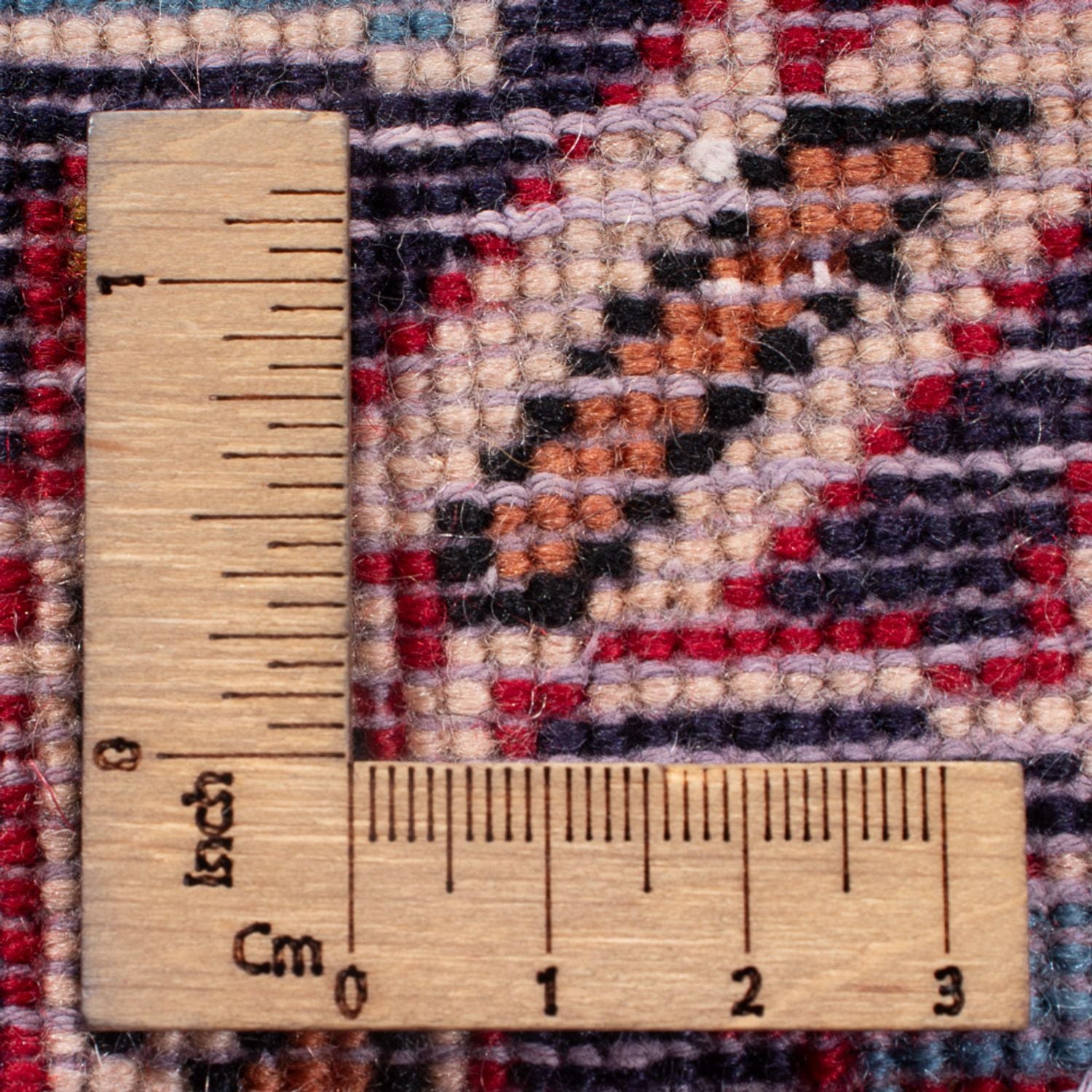 Tapis persan - Keshan - 300 x 200 cm - bleu foncé