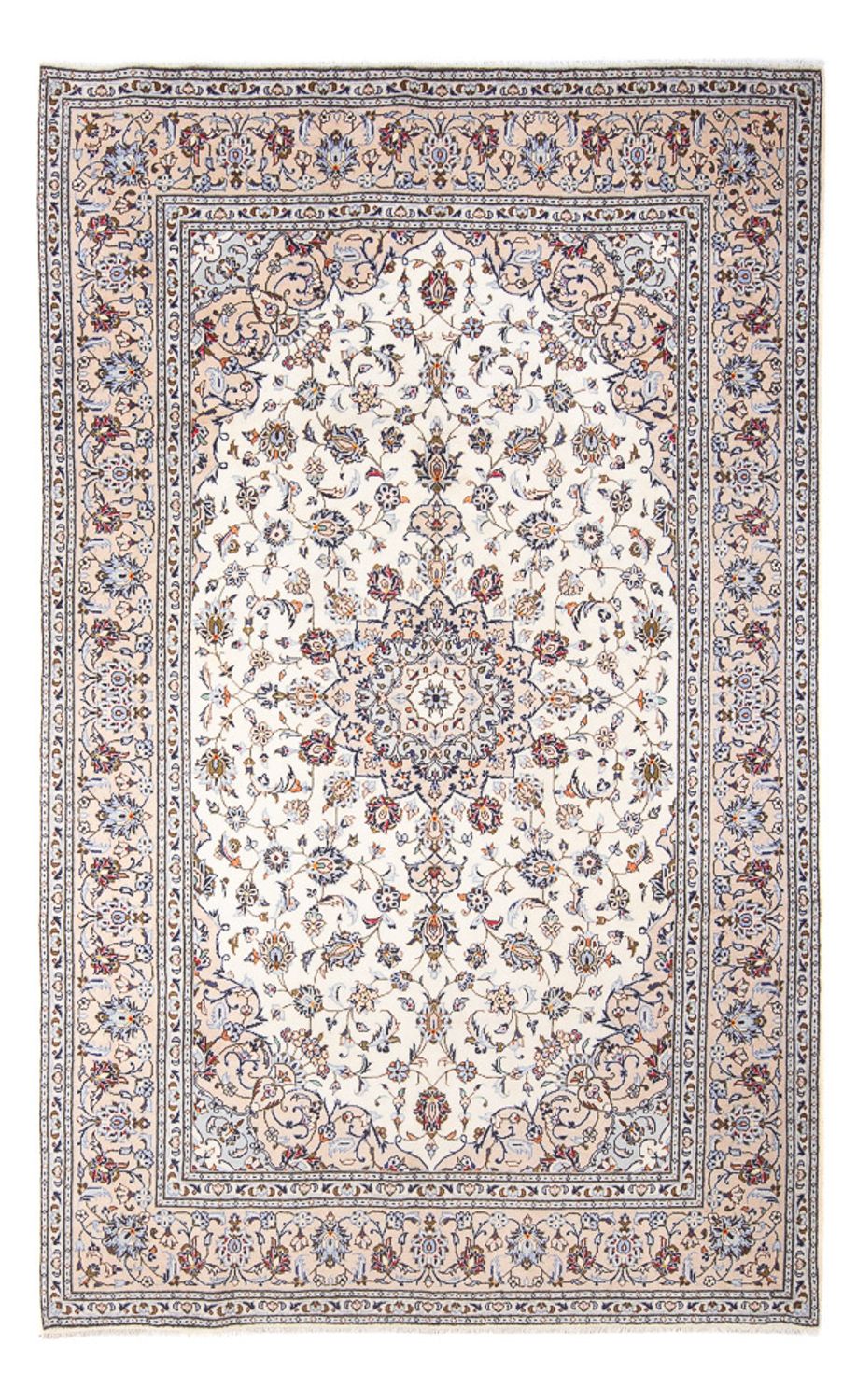 Tapis persan - Keshan - 302 x 199 cm - crème