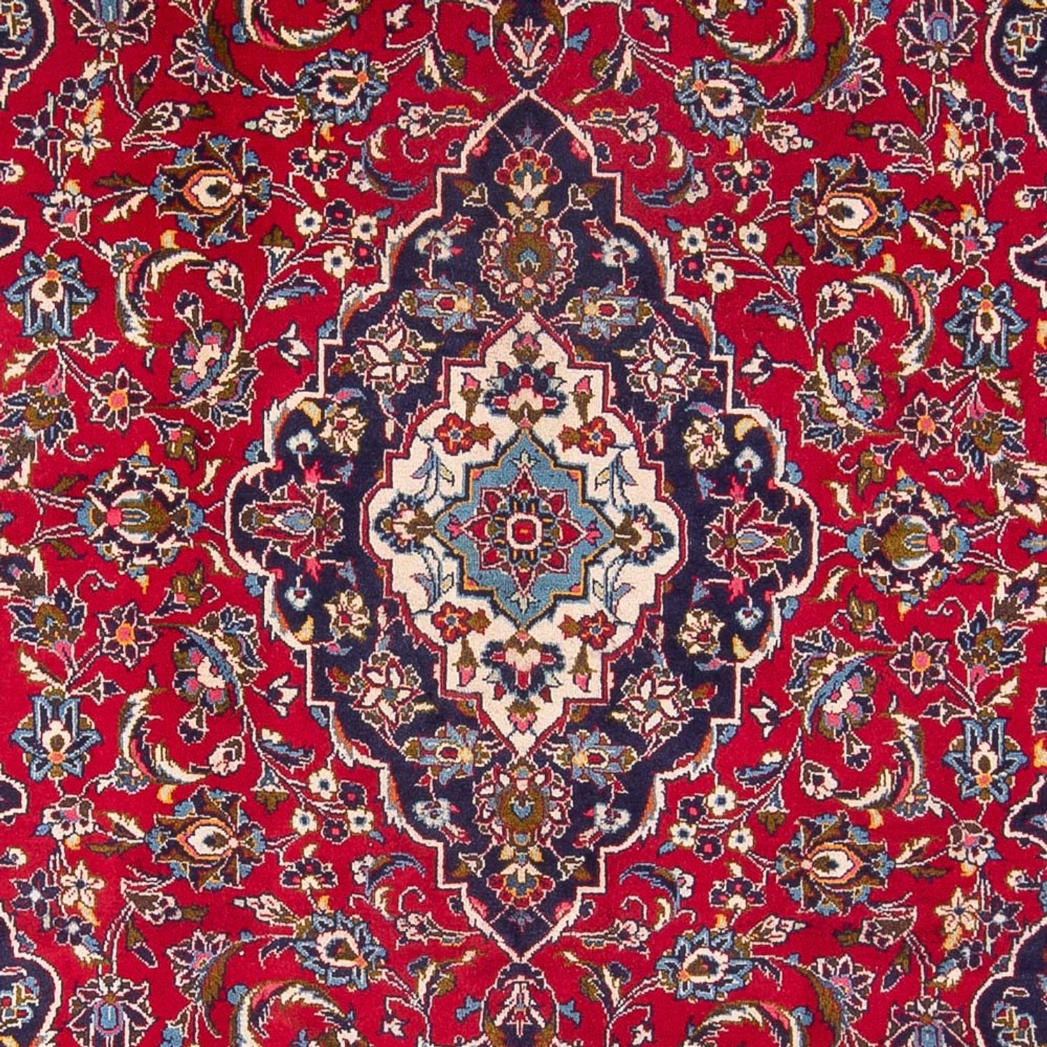 Tapis persan - Keshan - 295 x 195 cm - rouge