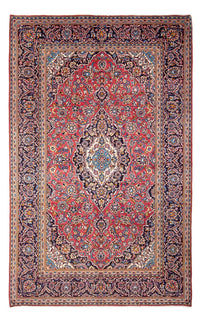 Tapis persan - Keshan - 312 x 196 cm - rouge clair